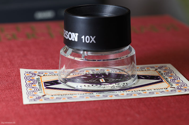 Bielefelder Notgeld: Die Betrachtung mit einer Lupe ist sehr zu empfehlen!